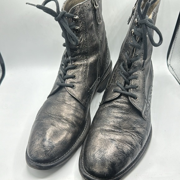 Johnston & Murphy Combat Boots Metallic - Picture 10 of 10